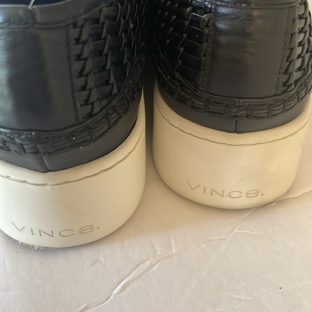 Vince Black Slip-On Platform slip on women’s Sneakers in size 10 medium - Picture 6 of 7